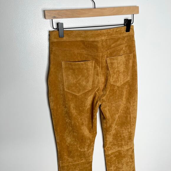 Blank NYC Faux Suede Patch Pockets Pants Womens 25 Toasted Caramel Boot Cut - Picture 9 of 12